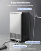 VEVOR Macchina per il ghiaccio professionale da 45 kg/24 h, Anteprima dell’immagine prodotto 6
