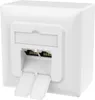 Cat6a Netzwerkdose Werkzeug Set Netzwerk Dose Kabel Aufputz Produktbild-Vorschau 1
