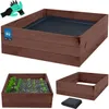 KOTARBAU® Carré Potager Bois de Pin Imprégné 120x120x27 cm Voir les images du produit 1