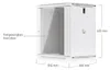 Ubiquiti UACC-Rack-12U-Wall-450-G, Wandmontiertes Regal, Produktbild-Vorschau 3