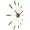 NeXtime - 2610BR - Wanduhr - 58cm - braun - Plug-Inn Produktbild-Vorschau 2