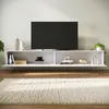 SONNI TV-Schrank weiß Hochglanz 200 x 35 x 30cm Produktbild-Vorschau 3