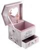 Kinder Schmuckkästchen mit Ballerina rosa 14,5 x 16 cm Produktbild-Vorschau 2