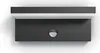 A modern, dark gray outdoor wall light with a white accent strip and a motion sensor. Anteprima dell’immagine prodotto