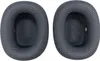 Two black ear pads for headphones are shown against a white background. Produktbild-Vorschau