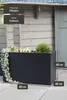 Vaso da fiori MAXI in fibra di vetro, antracite, 80x40x40 Anteprima dell’immagine prodotto 3
