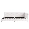 INONEFT, cama tapizada de 140x200 cm, sofá cama tipo chaise Vista previa de la imagen del producto 12