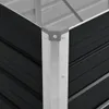 vidaXL Lit surélevé de jardin Anthracite 320 x 80 x 77 cm Voir les images du produit 7