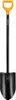 Fiskars Spaten Solid Plus XL spitz, Schaufel, Borstahl, Produktbild-Vorschau 1