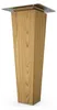 4x sossai® Holzfüße eckig - gerade Ausführung 15cm Eiche Produktbild-Vorschau 2
