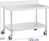 Expondo Royal Catering Edelstahltisch mit Rollen - PREMIUM Produktbild-Vorschau 5