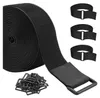 3.8cm*5m Klettband mit 20 Schnallen, Breit Klett Produktbild-Vorschau 1