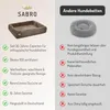A comparison of a SABRO dog bed with other dog beds, highlighting features and benefits. Produktbild-Vorschau