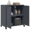 vidaXL Kredens stalowy antracyt 68x39x72 cm Podgląd zdjęcia produktu 5