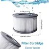 A filter cartridge for a hot tub or spa, with dimensions indicated. Produktbild-Vorschau