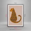 Gerahmtes Poster - Schwarzer Rahmen - Panther Grafik Produktbild-Vorschau 5