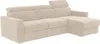 Ecksofa mit Matratze - Ecke wechselbar - Chenillestoff - Produktbild-Vorschau 4