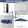 LEADZM Faltpavillon 3x3 m Gartenpavillon mit 4 Produktbild-Vorschau 5