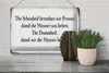 Blechschild Spruch 30x20cm Schönheit Frauen Dummheit Männer Produktbild-Vorschau 4