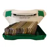 An open plastic case containing rows of metal fasteners. Produktbild-Vorschau