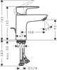 hansgrohe MySport L Waschtischmischer chrom, 1 Stk. Produktbild-Vorschau 2