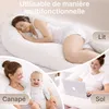 Oreiller ELONEO pour dormir sur le côté avec housse, Voir les images du produit 4