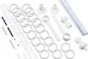 HEXIM Gardinenstange 2m kürzbar Vorhangstange 28mm Komplett Produktbild-Vorschau 4