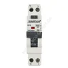 A white background with a single electrical circuit breaker. Produktbild-Vorschau