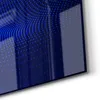 DEQORI Glasbild Echtglas 4x30x60 cm 'Digitale Lichtwellen' Produktbild-Vorschau 5