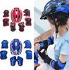 Kinder Kinder Rollschuhe Fahrrad Schutzhelm Knie Ellenbogen Produktbild-Vorschau 2