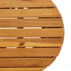 A close-up view of a wooden table surface, showing the grain and texture of the wood. Produktbild-Vorschau