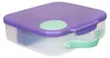 A purple and green lunchbox is shown against a white background. Náhľad obrázku produktu