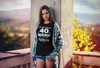 Damen T-Shirt Ich bin nicht 40 sondern ich bin 18 mit 22 Produktbild-Vorschau 2