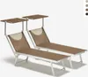 2er Set Liegestühle Strandliegen Sonnenliegen aus Aluminium Produktbild-Vorschau 6