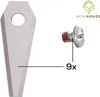 MOWHOUSE Lame di ricambio per tosaerba Bosch Indego Anteprima dell’immagine prodotto 5