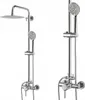 Sprchový set s dešťovou sprchou, nerezová ocel, výška 80 cm Náhled obrázku produktu 5