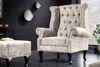riess-ambiente Design Ohrensessel CHESTERFIELD 105cm Produktbild-Vorschau 4
