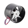 A black cylindrical fan with a silver fan blade is shown against a white background. Produktbild-Vorschau