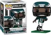 A Funko Pop! vinyl figure of A.J. Brown of the Philadelphia Eagles, shown both in its packaging and out of the box. Produktbild-Vorschau