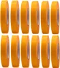 12 rotoli di nastro adesivo professionale oro 50 m x 15 mm Anteprima dell’immagine prodotto 1