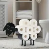 Halter Ständer Kleiderbügel Regal für Toilettenpapierrollen Produktbild-Vorschau 10