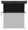 vidaXL Balkon-Seitenmarkise 145x250 cm Schwarz Produktbild-Vorschau 4