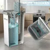 Sada plochého mopového systému s kýblem, systém stlačení, Náhled obrázku produktu 2