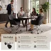 Kancelářská židle tectake® Nancy, potažená látkou s Náhled obrázku produktu 2