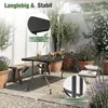Sekey Buffettisch Klappbar Campingtisch Kunststoff mit Produktbild-Vorschau 4