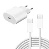 USB-C Ladegerät 20W + 2m USB-C Ladekabel – Schnellladegerät Produktbild-Vorschau 1