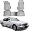 1995-2002 Mercedes W210 Tappetini TPE Grigio 4 pz Anteprima dell’immagine prodotto 1