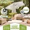 tillvex® Hliníkový slunečník obdélníkový Ø 330 cm s LED Náhled obrázku produktu 3