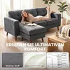 HOMCOM L-förmiges Sofa mit umkehrbarer Chaiselongue, Produktbild-Vorschau 5