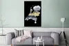 MuchoWow® Poster Karte von Europa - Blau - Schwarz 80x120 Produktbild-Vorschau 5